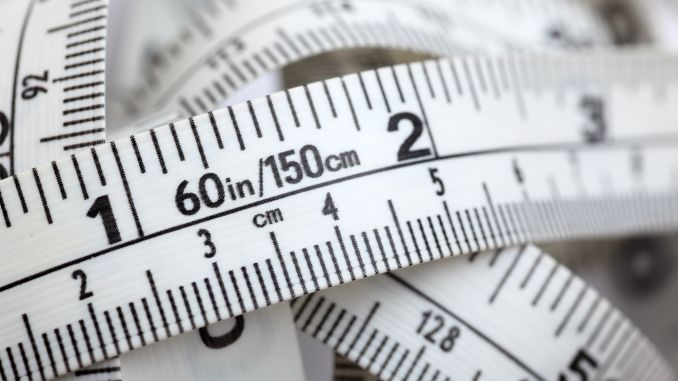 Tape measure close-up